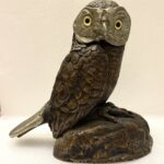 SOVA impozantna Vintage figura MALEVOLTI Italy