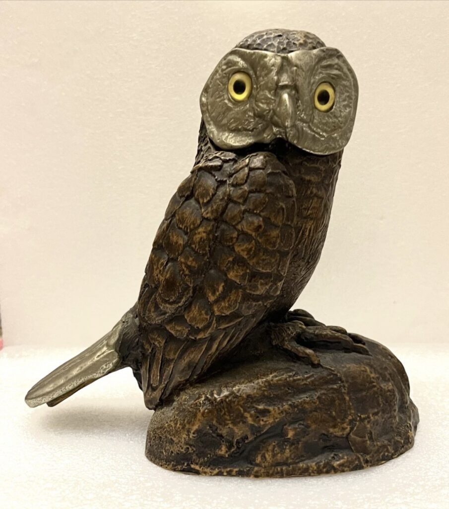 SOVA impozantna Vintage figura MALEVOLTI Italy