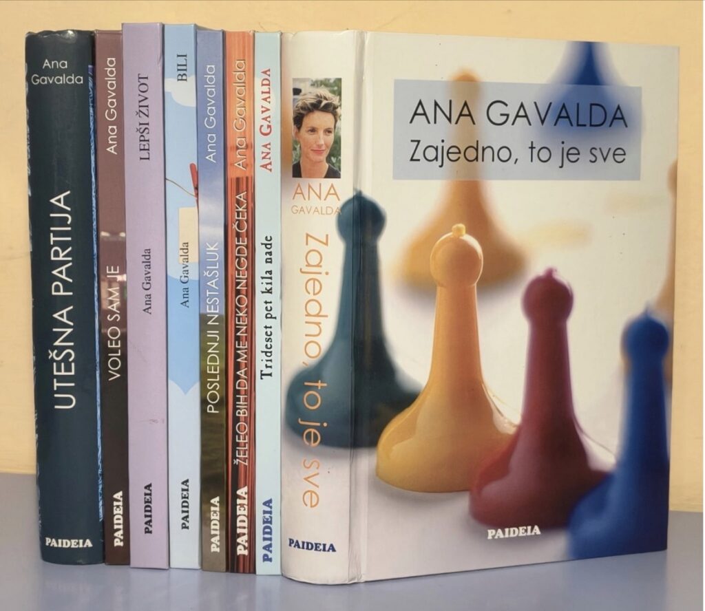ANA GAVALDA komplet 8 knjiga
