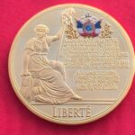 Medalja Francuska Stubovi Republike Sloboda Liberte
